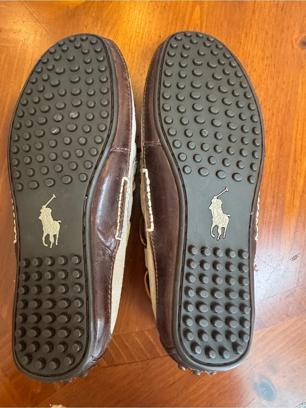 Polo Ralph Lauren beige suede